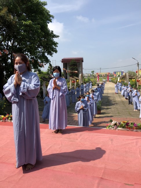 The Buddha bath Rite on occasion of His Birthday 2021 at Dong Cao Pagoda